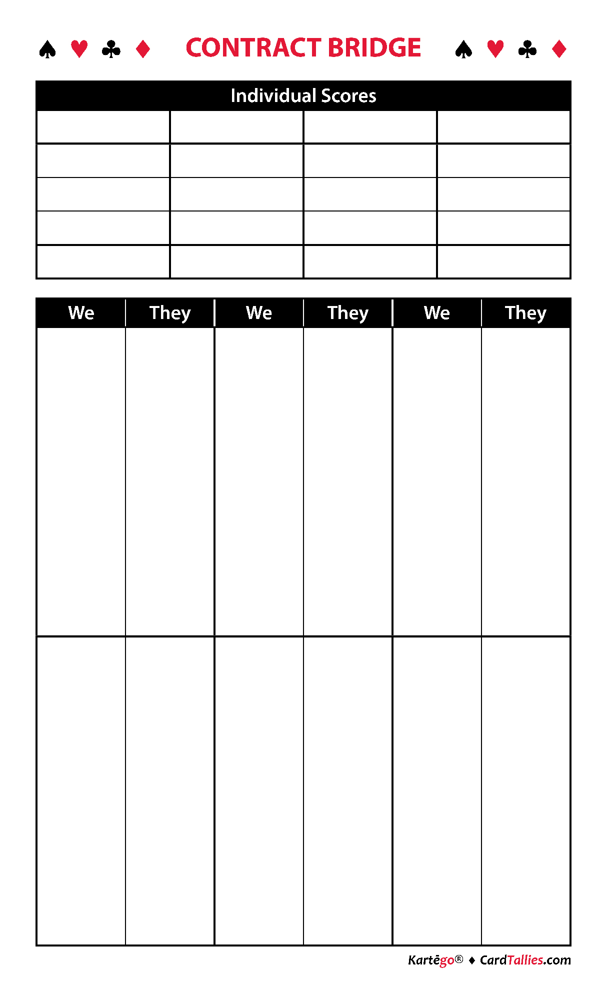 contract bridge score pad graphic