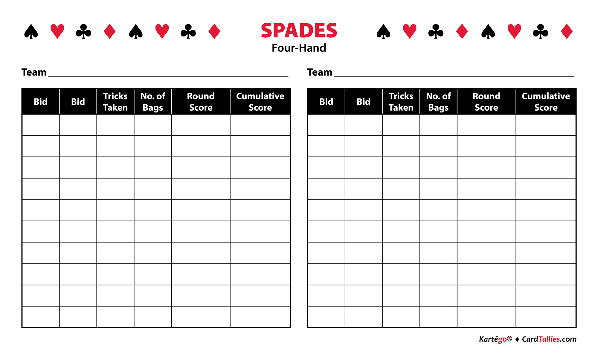spades tally graphic